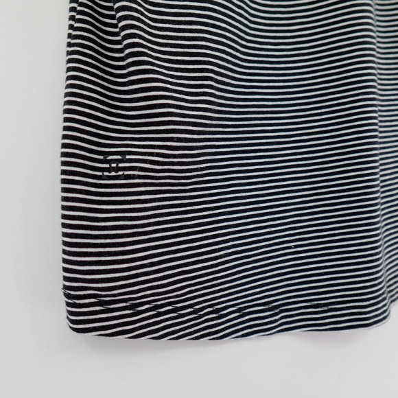 Lululemon 5 Year Basic Tee Mens XS Shirt Hyper Stripe Black/White Casual Commute - Picture 7 of 11